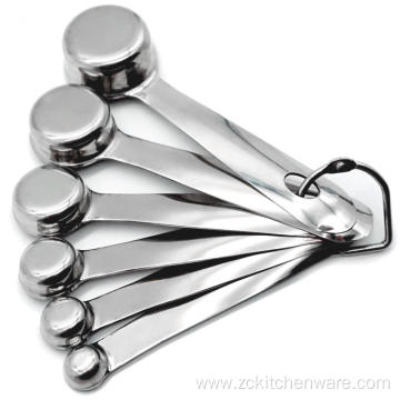 Baking Tool 6pcs Metal Spoons Set For Measurement
